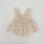 【66-100】ドレスロンパース ベビー フリル チュール - 画像 (10)