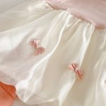 【66-90】キャミワンピース ベビー 女の子 蝶結び チュール - 画像 (5)