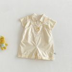 【73-100】サロペット or シャツ or ショートパンツ ベビー シンプル カートゥーン - 画像 (8)