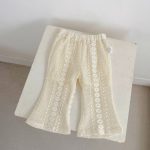 【73-110】セットアップ or パンツ ベビー 女の子 透かし編み - 画像 (8)