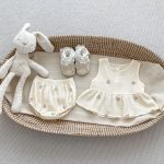 【66-100】セットアップ ベビー 刺繍 チェック ノースリーブ - 画像 (5)