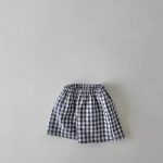 【73-100】セットアップ ベビー くまさんベスト＆チェックショートパンツ - 画像 (13)
