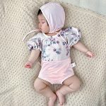 【73-120】水着 小花 可愛い スイムウェア&帽子 - 画像 (4)