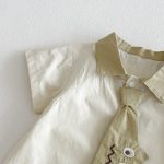 【66-90】半袖カバーオール ベビー シンプルコットン - 画像 (6)