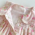 【66-90】ロンパース ベビー 小花柄 丸襟 ノースリーブ - 画像 (9)