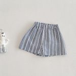 【73-100】セットアップ ベビー 女の子 チェック フリルスリーブ - 画像 (6)