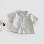 【73-100】セットアップ ベビー 男の子 韓国風 シンプル 無地 - 画像 (6)