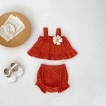 【66-100】セットアップ ベビー 女の子 スウィート ドット - 画像 (2)