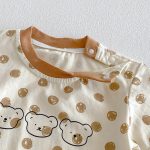 【66-90】カバーオール ベビー ドット柄 くまちゃん - 画像 (7)
