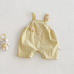 【66-90】星柄サロペット&カラフルボーダータンクトップ ベビー セットアップ - 画像 (6)