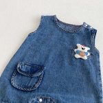 【66-90】オールインワン デニム ノースリーブ - 画像 (11)