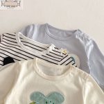【73-120】Tシャツ 男の子ワッペン付き 可愛い トップス - 画像 (14)