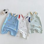 【66-90】ロンパース ノースリーブ カートゥーン 可愛い ベビー服 - 画像 (11)