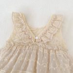 【66-100】ドレスロンパース ベビー フリル チュール - 画像 (12)