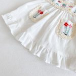 【66-100】ワンピース ベビー服 女の子 おしゃれ 刺繍 レース - 画像 (14)
