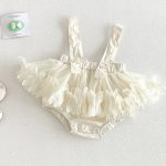 【66-90】ニットベスト or サロペットロンパース ベビー 女の子 おしゃれ チュール - 画像 (7)