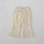 【73-110】セットアップ or パンツ ベビー 女の子 透かし編み - 画像 (10)