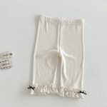 【73-100】シャツ or レギンス ベビー 女の子 チェック フリルスリーブ - 画像 (4)