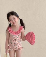 【80-130】水着 フリルデザイン リゾート 可愛い 女の子 スイムウェア - 画像 (13)