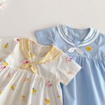 【73-120】ワンピース ベビー 女の子 可愛い セーラー - 画像 (12)