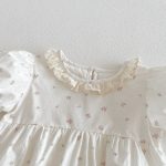【66-90】2点セット ロンパース ベビー 花柄 レース - 画像 (8)