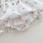 【66-90】ワンピース ベビー服 女の子 総柄さくらんぼ - 画像 (12)