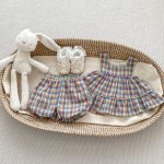 【73-100】セットアップ ベビー おしゃれ チェック柄 お出かけに - 画像 (5)
