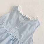 【66-90】ロンパースワンピース ベビー ハート 刺繍 - 画像 (7)