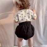 【73-100】セットアップ ベビー おしゃれ 北欧風 蝶結び - 画像 (6)