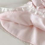 【66-90】ワンピース ベビー 女の子 チェック チュール スウィート - 画像 (9)