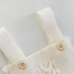 【66-100】ロンパース ニット編み シンプル 着心地良い ベビー服 - 画像 (11)