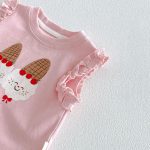 【73-120】タンクトップorショートパンツ 女の子 猫プリント 可愛い 子供服 - 画像 (19)