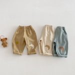 【73-120】パンツ ムーン柄 カジュアル 履きやすい ボトムス - 画像 (2)