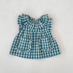 【73-110】セットアップ ベビー 女の子 かわいい チェック - 画像 (9)