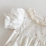 【66-90】2点セット ロンパース ベビー 花柄 レース - 画像 (9)