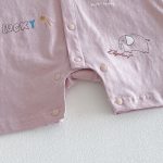 【66-90】カバーオール ベビー カジュアル ネクタイ付き - 画像 (9)