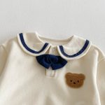 【73-110】クマ柄セーラー風セットアップ - 画像 (19)