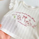 【73-120】トップスorパンツ ウサギ ロゴフリル おしゃれ - 画像 (13)