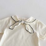 【66-90】ロンパース 蝶ネクタイ シンプル おしゃれ ベビー服 - 画像 (12)
