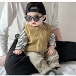 【66-100】ベスト or ボーダーシャツ ベビー 男の子 カジュアル - 画像 (13)