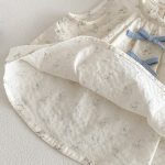 【73-100】セットアップ トップス&パンツ ベビー 女の子 小花柄 ノースリーブ レース裾 - 画像 (10)