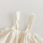 【66-90】セットアップ Tシャツ＆レースサロペットショートパンツ パフスリーブ - 画像 (10)