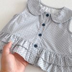 【73-100】シャツ or ショートパンツ ベビー 女の子 ドット ノースリーブ - 画像 (10)
