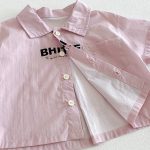 【73-100】シャツ or ショートパンツ ベビー ダブルポケット 英字 - 画像 (10)