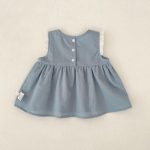 【73-110】セットアップ or ワンピース ベビー 女の子 韓国風 花刺繍 - 画像 (13)