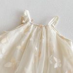 【73-100】ワンピース 蝶結び メッシュ 女の子 おしゃれ - 画像 (6)
