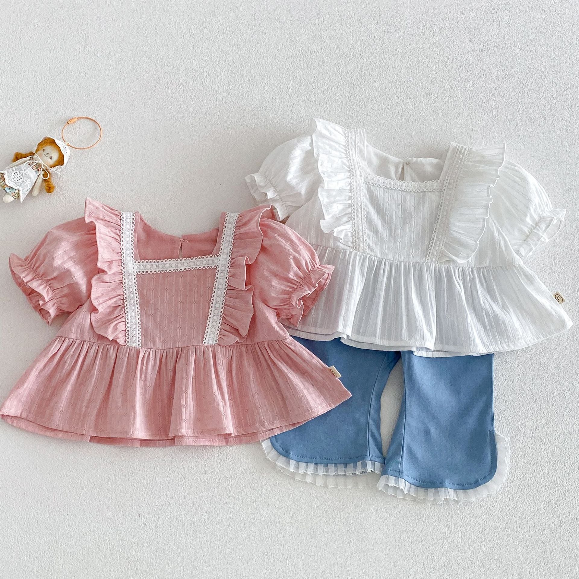 1789b0613906e87841a42a0c3888f143.jpg 【73-120】ブラウス プリンセス シンプル 可愛い 女の子 - 画像 (1)