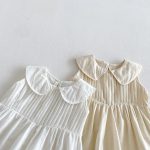 【73-110】ワンピース ベビー 女の子 コットン ノースリーブ - 画像 (10)