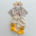 【66-100】ロンパース or Tシャツ ベビー プリント コットン - 画像 (15)