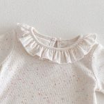 【66-90】セットアップ サロペット＆Tシャツ ベビー 女の子 フリル襟 大きめポケット - 画像 (11)